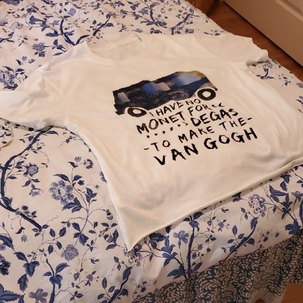 CURATED BY RUA'H KIBRIYA: "I Have No Monet" Arty T-shirt